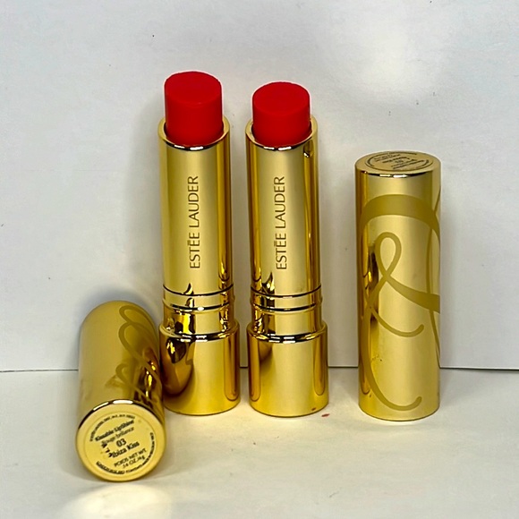 Estée Lauder Kissable Lipshine Rouge Brillance #3 Ibiza Kiss (lot of 2) - Picture 1 of 3